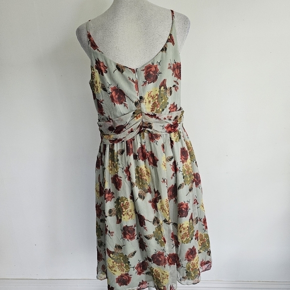 Anna Sui for Anthropologie Floral Silk Dress - Picture 4 of 9